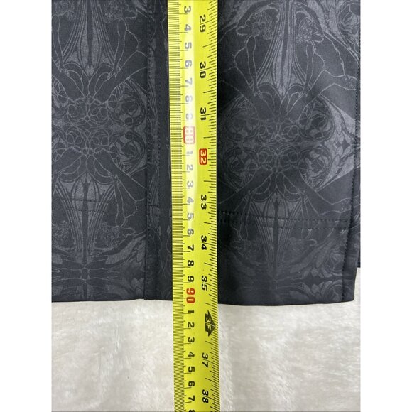 Lululemon Jacket Women’s 4 Apres Yoga Hooded in Black Dance In Snow Pattern - Picture 5 of 9